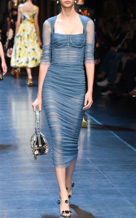 dolce and gabbana blue dress|dolce gabbana long evening dresses.